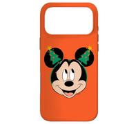 Custodia per iPhone 17 Pro Max Disney Mickey Mouse - Fascia per capelli con albero di Natale