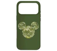 Custodia per iPhone 17 Pro Max Disney Mickey Mouse Icon Green Camo Camouflage Pattern