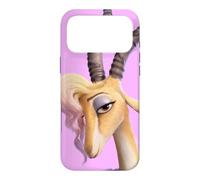 Custodia per iPhone 17 Pro Max Disney Zootopia 2 Gazelle Pop Star Big Face Purple-Pink