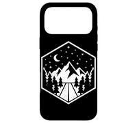 Custodia per iPhone 17 Pro Max Distintivo di montagna Notte Sentieri Escursionismo