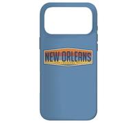 Custodia per iPhone 17 Pro Max Distintivo vintage retrò di New Orleans, design pulito e