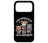 Custodia per iPhone 17 Pro Max Distratto da Gatti e missioni secondarie Elfo Orco Nano Cat Heroes