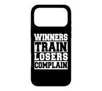 Custodia per iPhone 17 Pro Max Divertente allenamento in palestra - I vincitori dei treni perdenti si lamentano