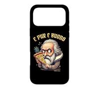 Custodia per iPhone 17 Pro Max Divertente Ananas Pizza Galileo Galilei Nerd storici