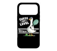 Custodia per iPhone 17 Pro Max Divertente Anatra Da Padel Indovina Il Mio Livello Livello