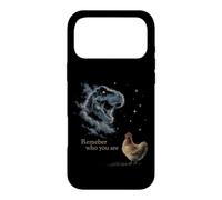 Custodia per iPhone 17 Pro Max Divertente antenato di pollo T-Rex Ricorda chi sei