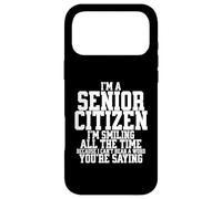 Custodia per iPhone 17 Pro Max Divertente anziano Non riesco a sentire una parola che stai dicendo