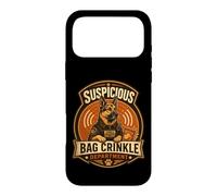 Custodia per iPhone 17 Pro Max Divertente borsa per gli amanti dei cani con merenda del dipartimento increspato