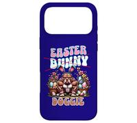 Custodia per iPhone 17 Pro Max Divertente cagnolino pasquale con orecchie da coniglio