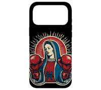 Custodia per iPhone 17 Pro Max Divertente costume da Ave Maria con guantoni da boxe