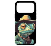 Custodia per iPhone 17 Pro Max Divertente costume da camaleonte Rootin' Tootin' per ragazzi e ragazze