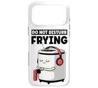 Custodia per iPhone 17 Pro Max Divertente costume da friggitrice ad aria non disturbare