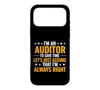 Custodia per iPhone 17 Pro Max Divertente detto auditor lascia solo assumere sarcastico