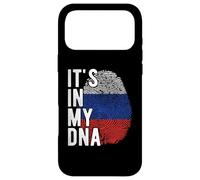 Custodia per iPhone 17 Pro Max Divertente è nel mio DNA Bandiera Russia Impronta digitale