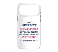 Custodia per iPhone 17 Pro Max Divertente Educatrice donna Collega Straordinaria Educatrice