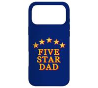 Custodia per iPhone 17 Pro Max Divertente festa del papà a cinque stelle
