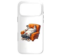 Custodia per iPhone 17 Pro Max Divertente Fluffy Dog VR Gaming Art