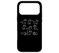 Custodia per iPhone 17 Pro Max Divertente gatto Tomcat Whiskers Feline Kitty Emozioni