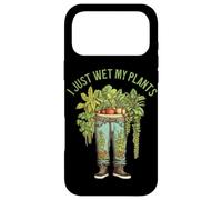 Custodia per iPhone 17 Pro Max Divertente giardiniere floreale gioco di parole Just Wet My Plants Giardinaggio