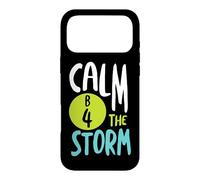 Custodia per iPhone 17 Pro Max Divertente gioco di parole BINGO Calma B4 la tempesta