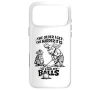Custodia per iPhone 17 Pro Max Divertente Golf Moose The Older I Get Humor Joke
