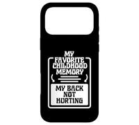 Custodia per iPhone 17 Pro Max Divertente Il mio ricordo d'infanzia preferito: la schiena