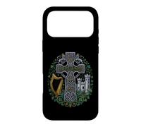 Custodia per iPhone 17 Pro Max Divertente Irlanda Celtic Cross National Pride Detto