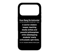 Custodia per iPhone 17 Pro Max Divertente istruttore Hwa Rang Do