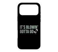 Custodia per iPhone 17 Pro Max Divertente kiteboarding It's Blowin' Gotta Go