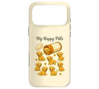 Custodia per iPhone 17 Pro Max Divertente Labrador My Happy Pills amante degli animali mamma papà bambini