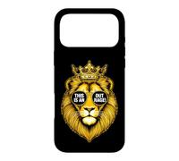 Custodia per iPhone 17 Pro Max Divertente leone che dice questo fuori rabbia sarcastico