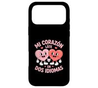 Custodia per iPhone 17 Pro Max Divertente Mi Corazon Cuori Carini Tenendosi Per Mano Dicendo