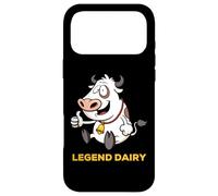 Custodia per iPhone 17 Pro Max Divertente mucca leggenda mucca da latte stampa contadino gioco di parole umorismo papà scherzo