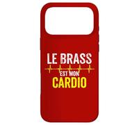 Custodia per iPhone 17 Pro Max Divertente Musica per banda di ottoni Brass est mon cardio