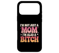 Custodia per iPhone 17 Pro Max Divertente, non sono solo una mamma, sono anche una cagna