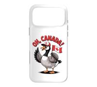 Custodia per iPhone 17 Pro Max Divertente Oh Canada Bandiera Oca Canadese Holding Flag Cartoon