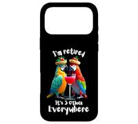 Custodia per iPhone 17 Pro Max Divertente pensionamento Sono in pensione Sono le 5 in punto ovunque