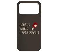 Custodia per iPhone 17 Pro Max Divertente Pickleball Let's Talk Pickleball
