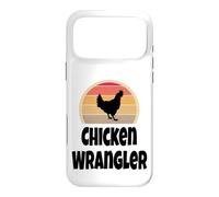 Custodia per iPhone 17 Pro Max Divertente retrò pollo Wrangler agricoltore agricoltura regalo camicia umorismo