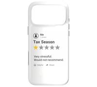 Custodia per iPhone 17 Pro Max Divertente Revisione della stagione fiscale Contabile Contabile Contabilità