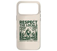 Custodia per iPhone 17 Pro Max Divertente rispetto La gente del posto Cryptids Folklure Sasquatch