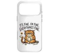 Custodia per iPhone 17 Pro Max Divertente sarcastico amante dei gatti umorismo introverso umore totalmente fine