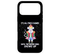 Custodia per iPhone 17 Pro Max Divertente schiaccianoci natalizio mouse King Fun & Games Fino a