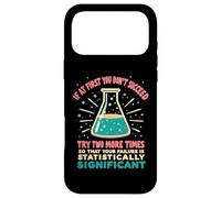 Custodia per iPhone 17 Pro Max Divertente Statistica Scienza Giochi di parole per uomini donne Chimica