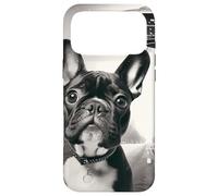 Custodia per iPhone 17 Pro Max Divertente UFO Bulldog francese Selfie Alien Frenchie