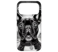 Custodia per iPhone 17 Pro Max Divertente UFO Bulldog francese Selfie Alien Incontro Cane Meme
