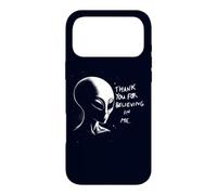 Custodia per iPhone 17 Pro Max Divertente Umorismo UFO UFO SCI-FI Grazie Per Credere in Me
