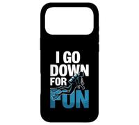 Custodia per iPhone 17 Pro Max Divertente Vado giù per divertimento Immersioni subacquee Amante dell'oceano