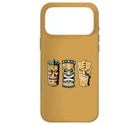 Custodia per iPhone 17 Pro Max Divertenti cartoni animati statua Tiki per chi ama Tikis