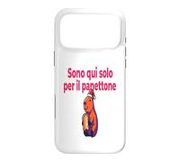 Custodia per iPhone 17 Pro Max Divertenti Frasi Natale Panettone Amanti Dolce